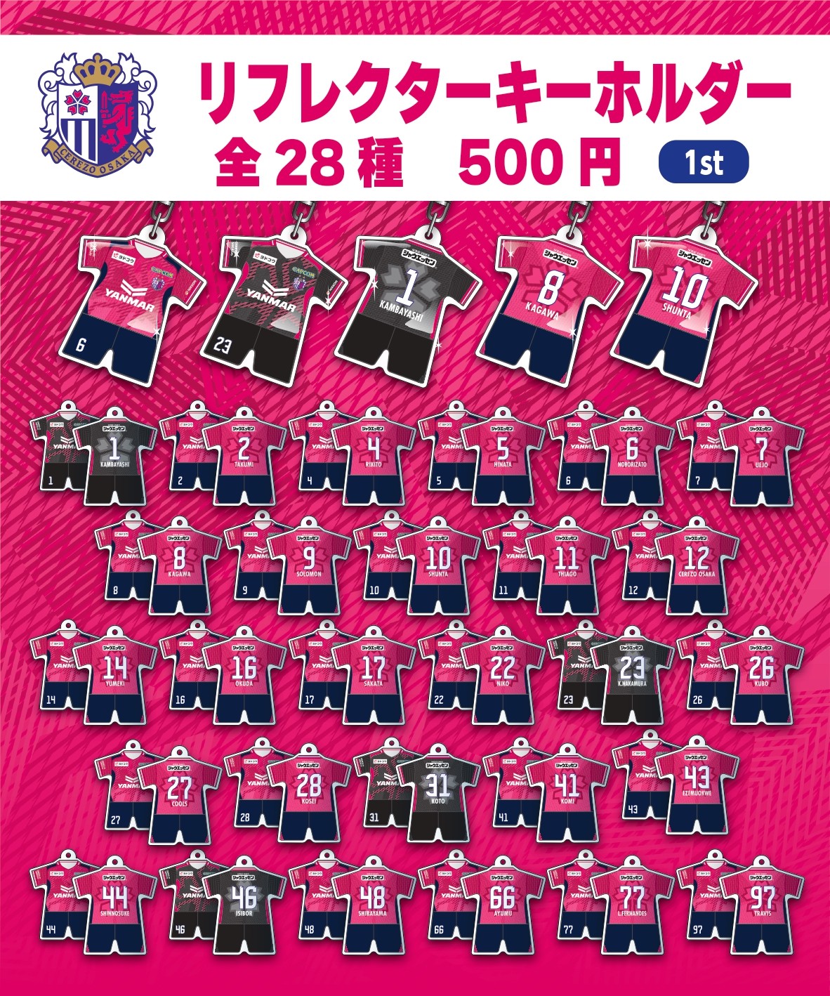 スタジアムでのグッズ販売のご案内 | セレッソ大阪オフィシャルウェブ
